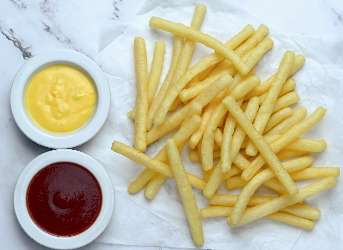 A bowl of white potato granules